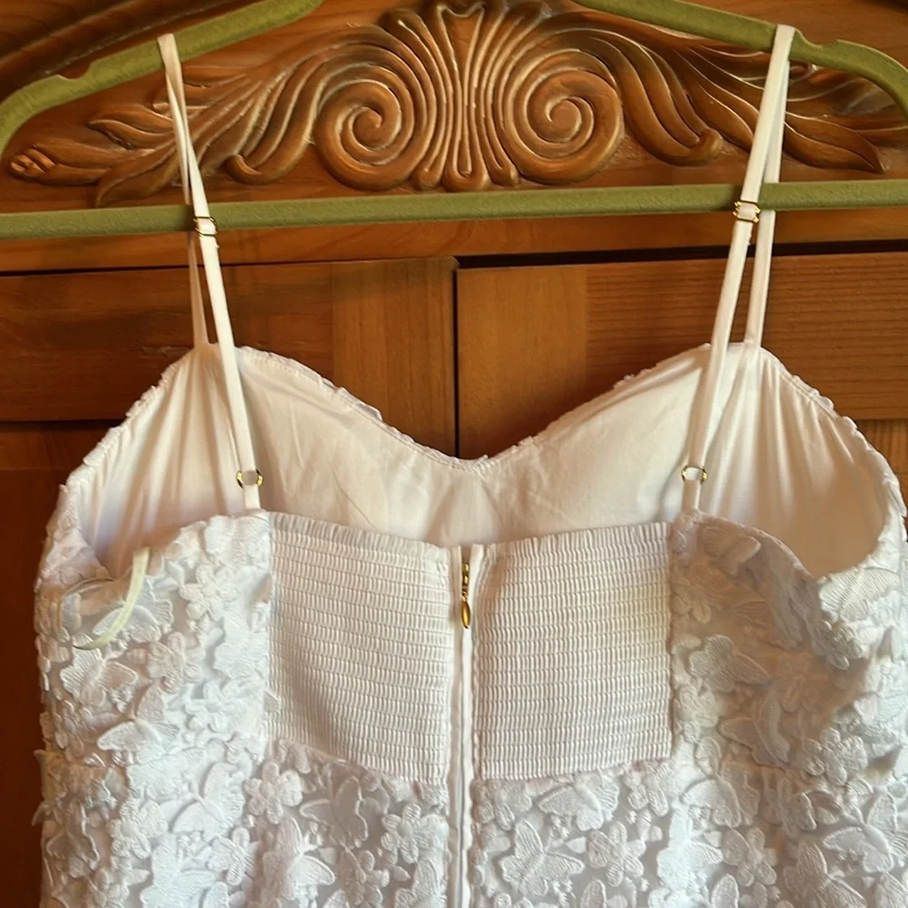 NWT Lilly Pulitzer Gillian Lace Maxi Butterfly Slip Dress - Picture 8 of 16